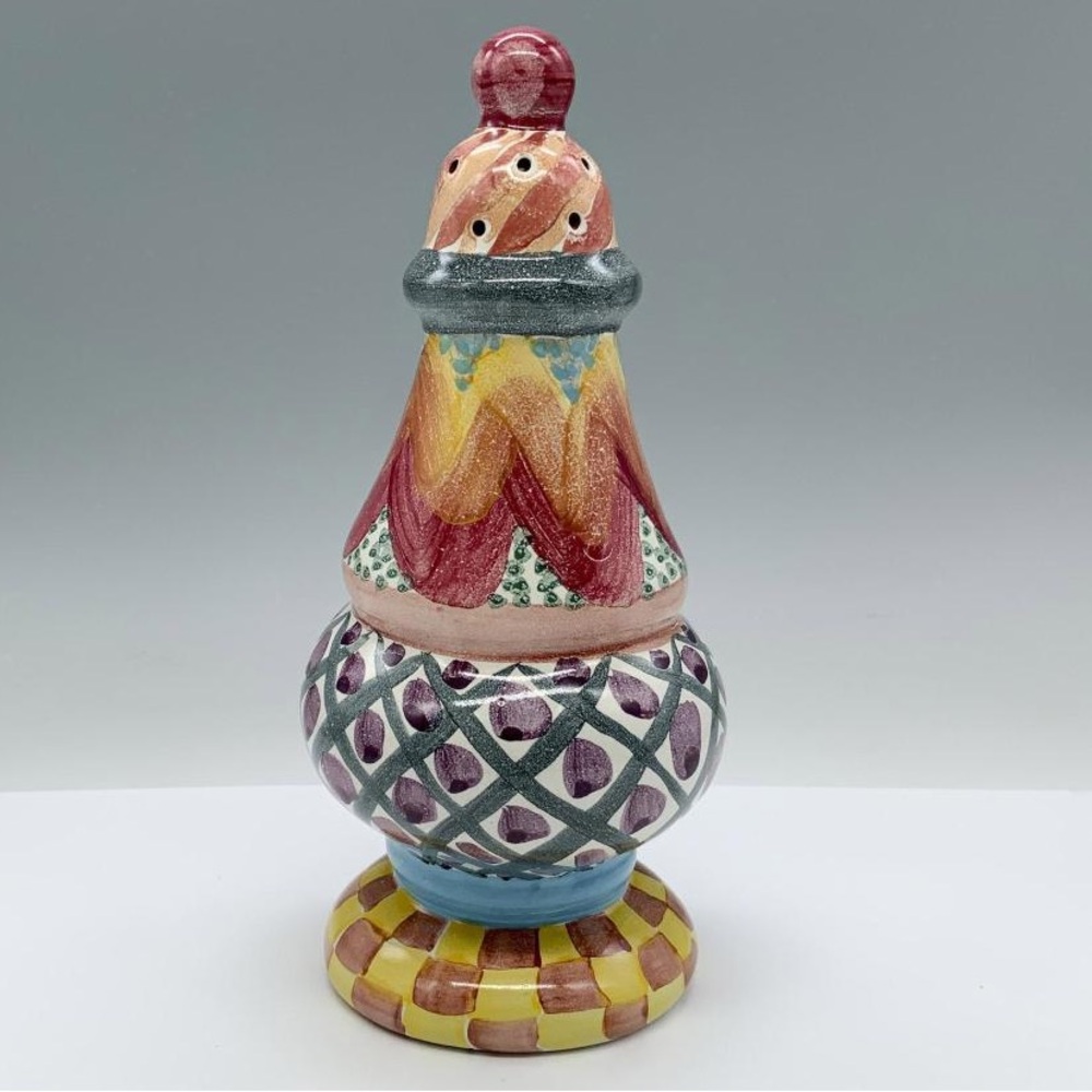 RETIRED MacKenzie-Childs Keukenhof Handmade Ceramic Sugar Shaker
